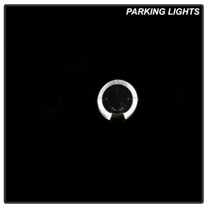 LED Halo Black Projector Headlights <br>98-05 Chevrolet Blazer 98-04 Chevrolet S10