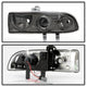 LED Halo Smoke Projector Headlights <br>98-05 Chevrolet Blazer 98-04 Chevrolet S10