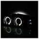 LED Halo Chrome Projector Headlights <br>99-02 Chevy Silverado, 00-06 Suburban 1500, 2500
