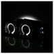 LED Halo Smoke Projector Headlights <br>99-02 Chevy Silverado, 00-06 Suburban 1500, 2500