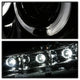 LED Halo Smoke Projector Headlights <br>07-14 Chevy Avalanche Suburban 1500 2500