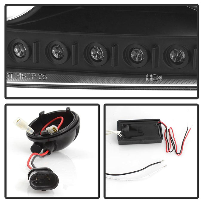 CCFL Halo Black Projector Headlights <br>06-10 Dodge Charger