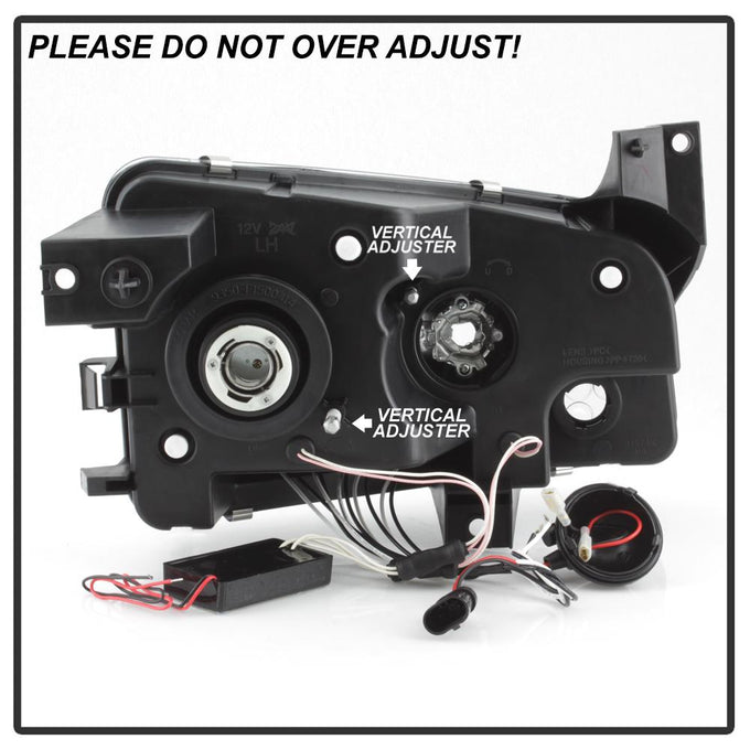 CCFL Halo Black Projector Headlights <br>06-10 Dodge Charger
