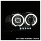 CCFL Halo Black Projector Headlights <br>06-10 Dodge Charger
