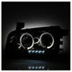 LED Halo Smoke Projector Headlights <br>06-10 Dodge Charger