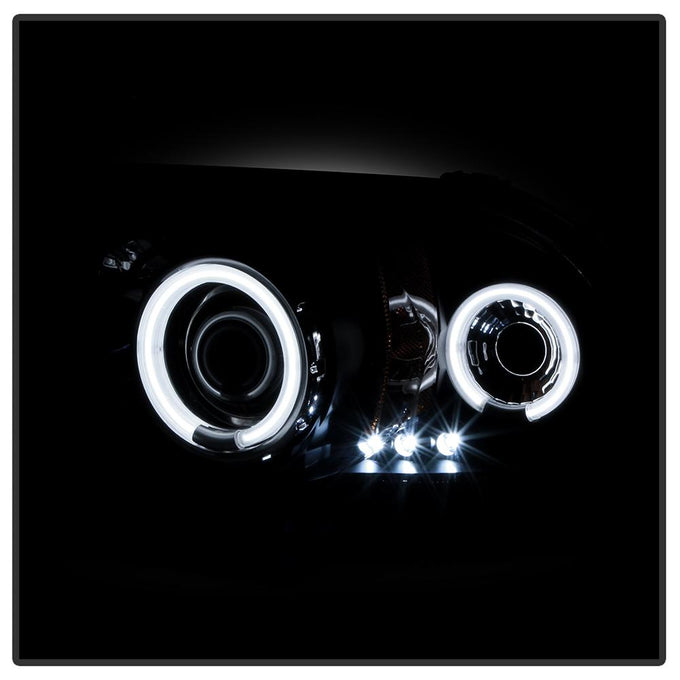 CCFL Halo Black Projector Headlights <br>97-04 Dodge Dakota 98-03 Dodge Durango
