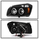CCFL Halo Black Projector Headlights <br>05-07 Dodge Magnum