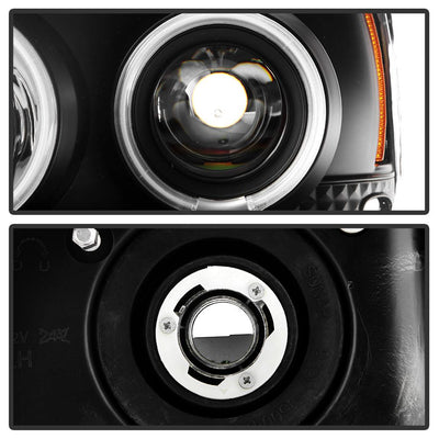 CCFL Halo Black Projector Headlights <br>05-07 Dodge Magnum