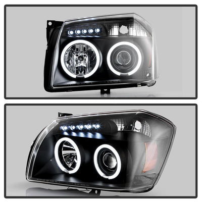 CCFL Halo Black Projector Headlights <br>05-07 Dodge Magnum