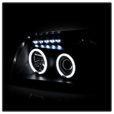 CCFL Halo Black Projector Headlights <br>05-07 Dodge Magnum