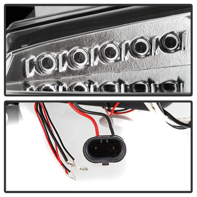 LED Halo Chrome Projector Headlights <br>05-07 Dodge Magnum