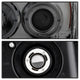 LED Halo Smoke Projector Headlights <br>05-07 Dodge Magnum