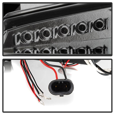 LED Halo Smoke Projector Headlights <br>05-07 Dodge Magnum