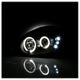LED Halo Black Projector Headlights <br>00-02 Dodge Neon