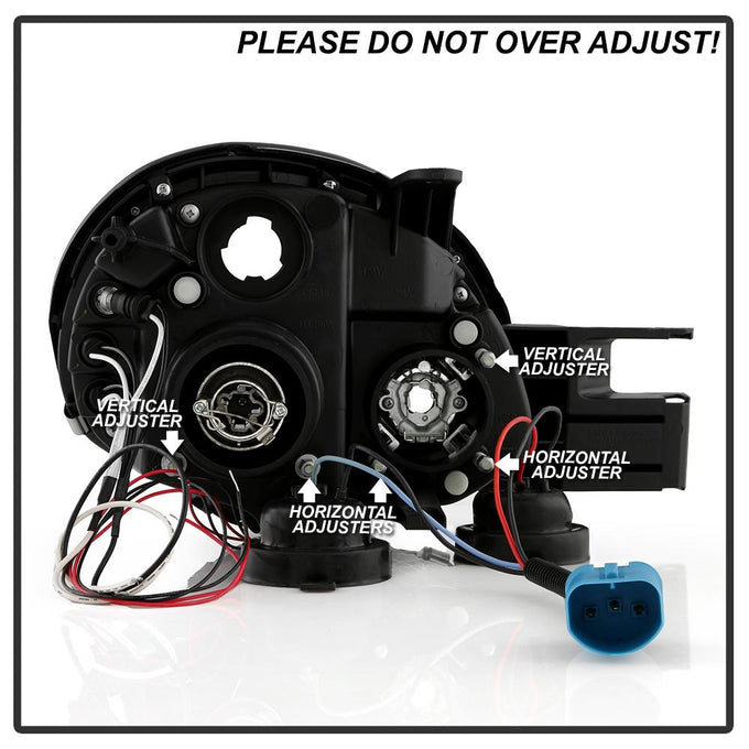 LED Halo Black Projector Headlights <br>03-05 Dodge Neon