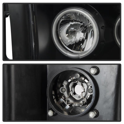 CCFL Halo Black Projector Headlights <br>02-05 Dodge Ram 1500 03-05 Dodge Ram 3500 Ram 2500