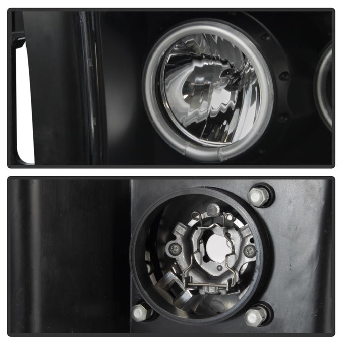 CCFL Halo Black Projector Headlights <br>02-05 Dodge Ram 1500 03-05 Dodge Ram 3500 Ram 2500