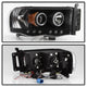 LED Halo Black Projector Headlights <br>02-05 Dodge Ram 1500 03-05 Dodge Ram 3500 Ram 2500