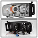LED Halo Chrome Projector Headlights <br>02-05 Dodge Ram 1500 03-05 Dodge Ram 3500 Ram 2500