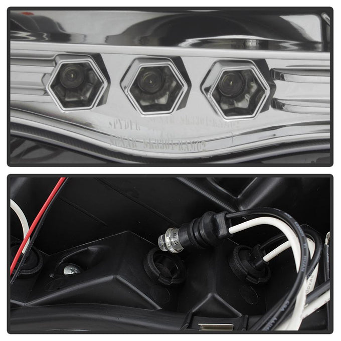 LED Halo Chrome Projector Headlights <br>02-05 Dodge Ram 1500 03-05 Dodge Ram 3500 Ram 2500