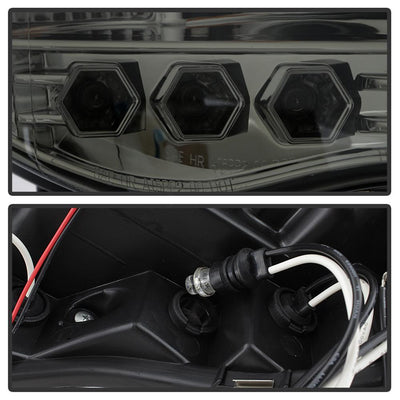 LED Halo Smoke Projector Headlights <br>02-05 Dodge Ram 1500 03-05 Dodge Ram 3500 Ram 2500