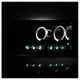 LED Halo Smoke Projector Headlights <br>02-05 Dodge Ram 1500 03-05 Dodge Ram 3500 Ram 2500