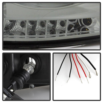 LED Halo Smoke Projector Headlights <br>06-08 Dodge Ram 1500 06-09 Dodge Ram 2500 Ram 3500