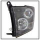 LED Halo Black Projector Headlights <br>09-18 Ram 1500 2500 3500