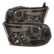 LED Halo Smoke Projector Headlights <br>09-18 Ram 1500 2500 3500