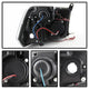LED Halo Smoke Projector Headlights <br>09-18 Ram 1500 2500 3500