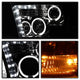 LED Halo Smoke Projector Headlights <br>09-18 Ram 1500 2500 3500