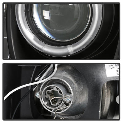CCFL Halo Black Projector Headlights <br>94-01 Dodge Ram 1500 94-02 Dodge Ram 2500 Ram 3500