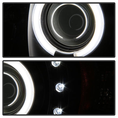 CCFL Halo Black Projector Headlights <br>94-01 Dodge Ram 1500 94-02 Dodge Ram 2500 Ram 3500