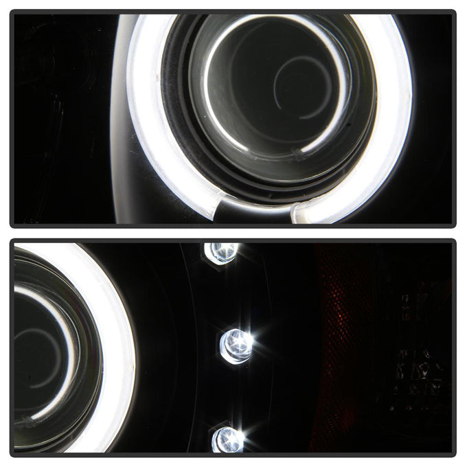 CCFL Halo Black Projector Headlights <br>94-01 Dodge Ram 1500 94-02 Dodge Ram 2500 Ram 3500