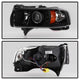 LED Halo Black Projector Headlights <br>94-01 Dodge Ram 1500 94-02 Dodge Ram 2500 Ram 3500