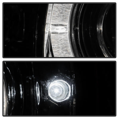 LED Halo Smoke Projector Headlights <br>94-01 Dodge Ram 1500 94-02 Dodge Ram 2500 Ram 3500