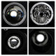 LED Halo Black Projector Headlights <br>03-06 Ford Expedition