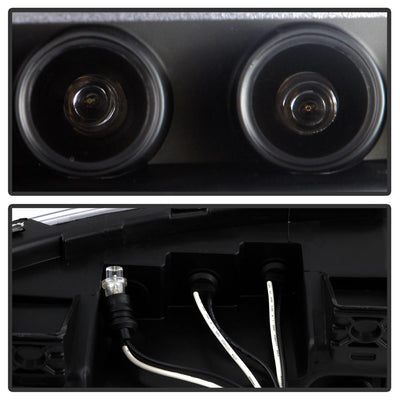 LED Halo Black Projector Headlights <br>03-06 Ford Expedition