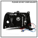 LED Halo Black Projector Headlights <br>03-06 Ford Expedition