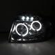 LED Halo Chrome Projector Headlights <br>03-06 Ford Expedition