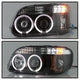 LED Halo Black Projector Headlights <br>95-01 Ford Explorer 01 Ford Explorer Sport