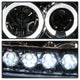 LED Halo Chrome Amber Reflector 1PC Projector Headlights <br>97-03 Ford F-150 97-02 Ford Expedition