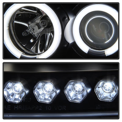 CCFL Halo Black 1PC Projector Headlights <br>97-03 Ford F-150 97-02 Ford Expedition