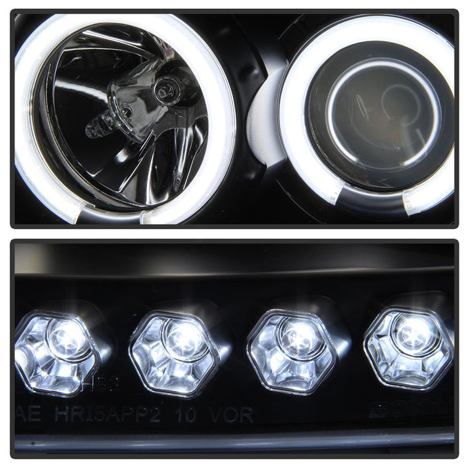 CCFL Halo Black 1PC Projector Headlights <br>97-03 Ford F-150 97-02 Ford Expedition
