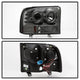 Version 2 Smoke LED Halo 1PC Projector Headlights <br>99-04 Ford F-250 Super Duty 00-04 Ford Excursion