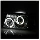 LED Halo Chrome 1PC Projector Headlights <br>01-11 Ford Ranger