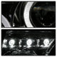 LED Halo Chrome 1PC Projector Headlights <br>01-11 Ford Ranger
