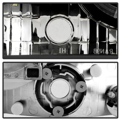 LED Halo Black Projector Headlights <br>98-00 Ford Ranger