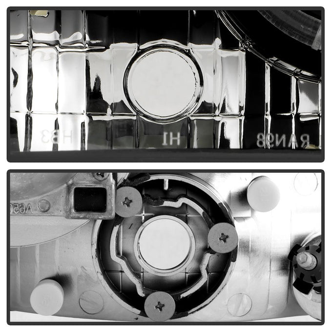 LED Halo Black Projector Headlights <br>98-00 Ford Ranger