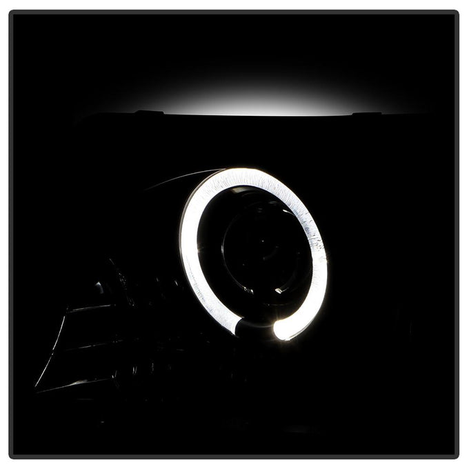 LED Halo Black Projector Headlights <br>98-00 Ford Ranger